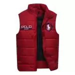 ralph lauren veste sans manches bonne qualite big pony rouge